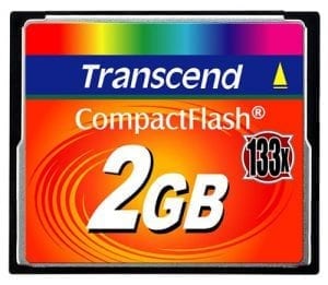 2GB Compact Flash muistikortti