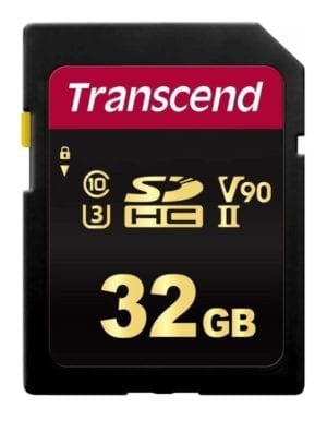 Transcend 700S 32GB SDHC UHS-II U3 V90 (R285 W220 MB/s)
