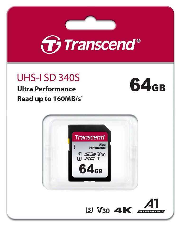 TS64GSDC340S 64GB SDXC muistikortti