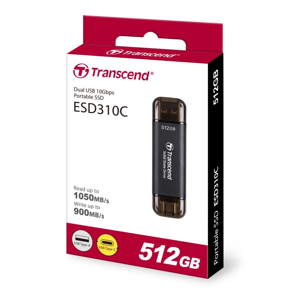 Transcend ESD310C ssd SSD muistitikku