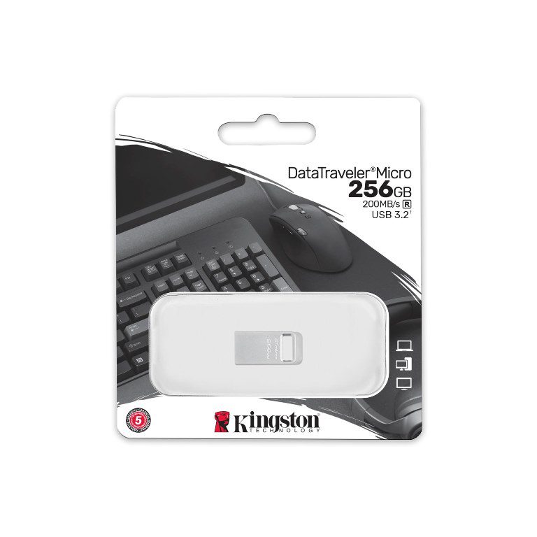 DataTraveler Micro USB Flash Drive Kingston 256GB USB 3.2 – Kompakti ja Nopea Muistitikku