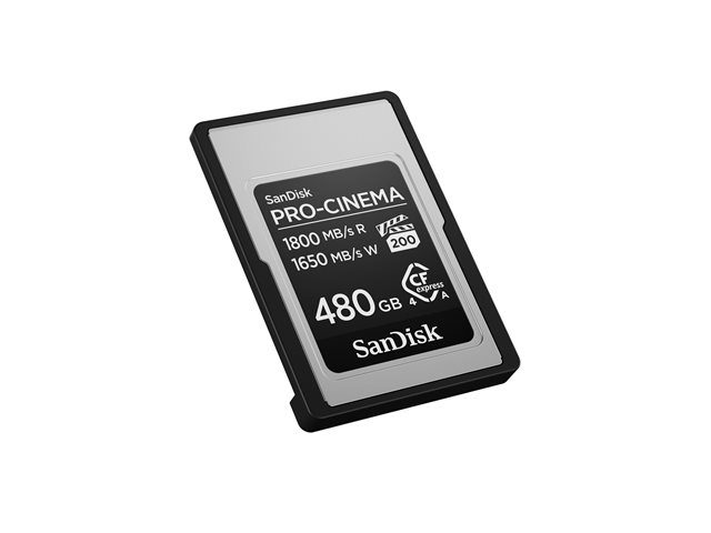 SANDISK PRO-CINEMA CFexpress Type A 480GB SANDISK PRO-CINEMA CFexpress Type A