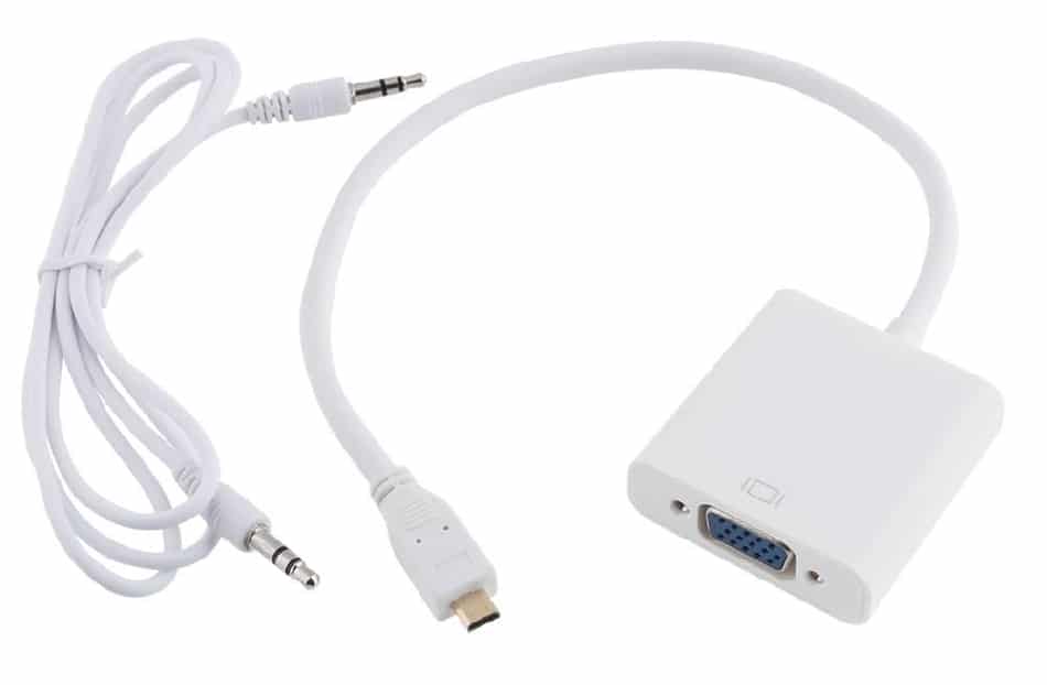 WAVE ADAPTERIKAAPELI, MICROHDMI - VGA