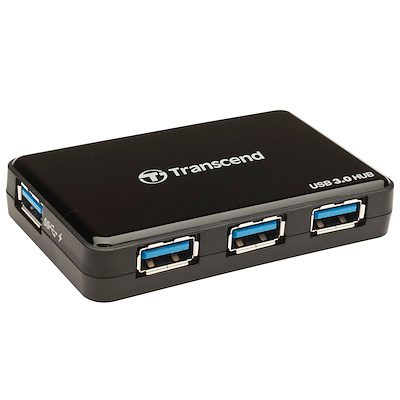 Transcend USB Hub, 4x USB3.0, ulkoinen virtalähde