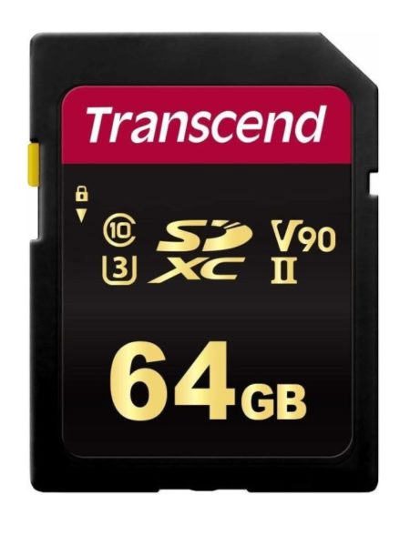 Transcend 700S 64GB SDXC UHS-II U3 V90 (R285 W220 MB/s)