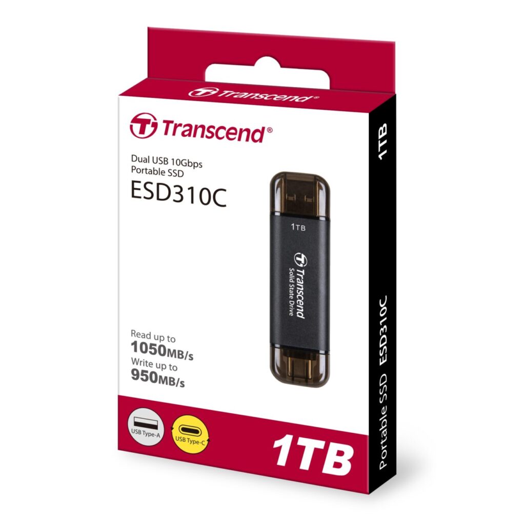 Transcend ESD310C ssd SSD muistitikku
