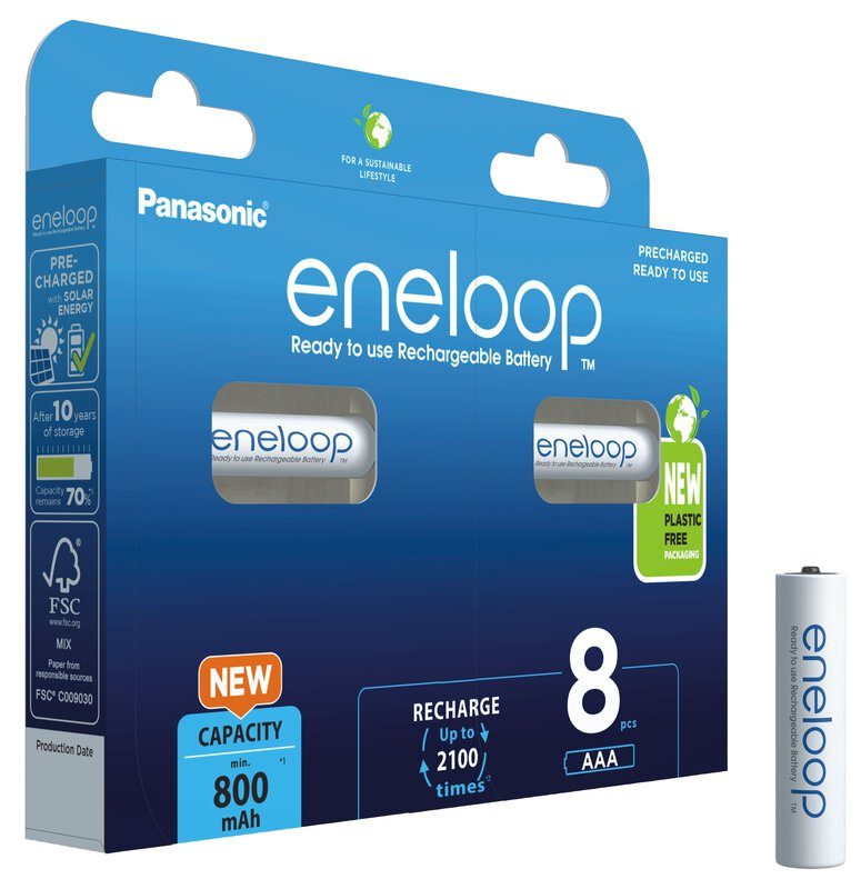 Panasonic Eneloop AAA-akut