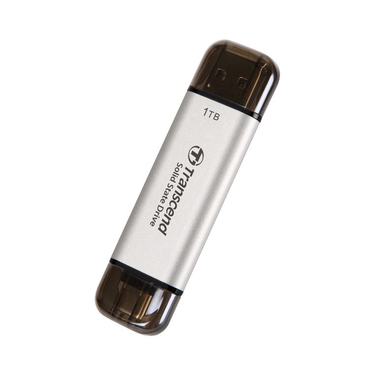 Transcend ESD310 ulkoinen SSD 1TB USB-C ja USB-A