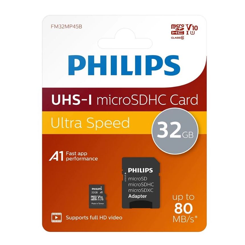 philips 32gb microsd muistikortti