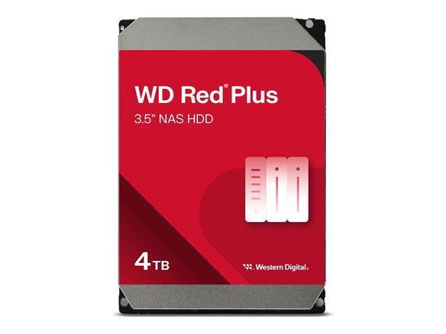 WD Red Plus 4TB NAS -kovalevy