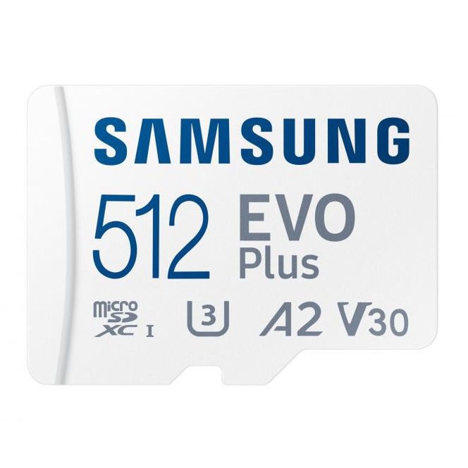 Samsung EvoPlus 512GB microSDXC muistikortti V30