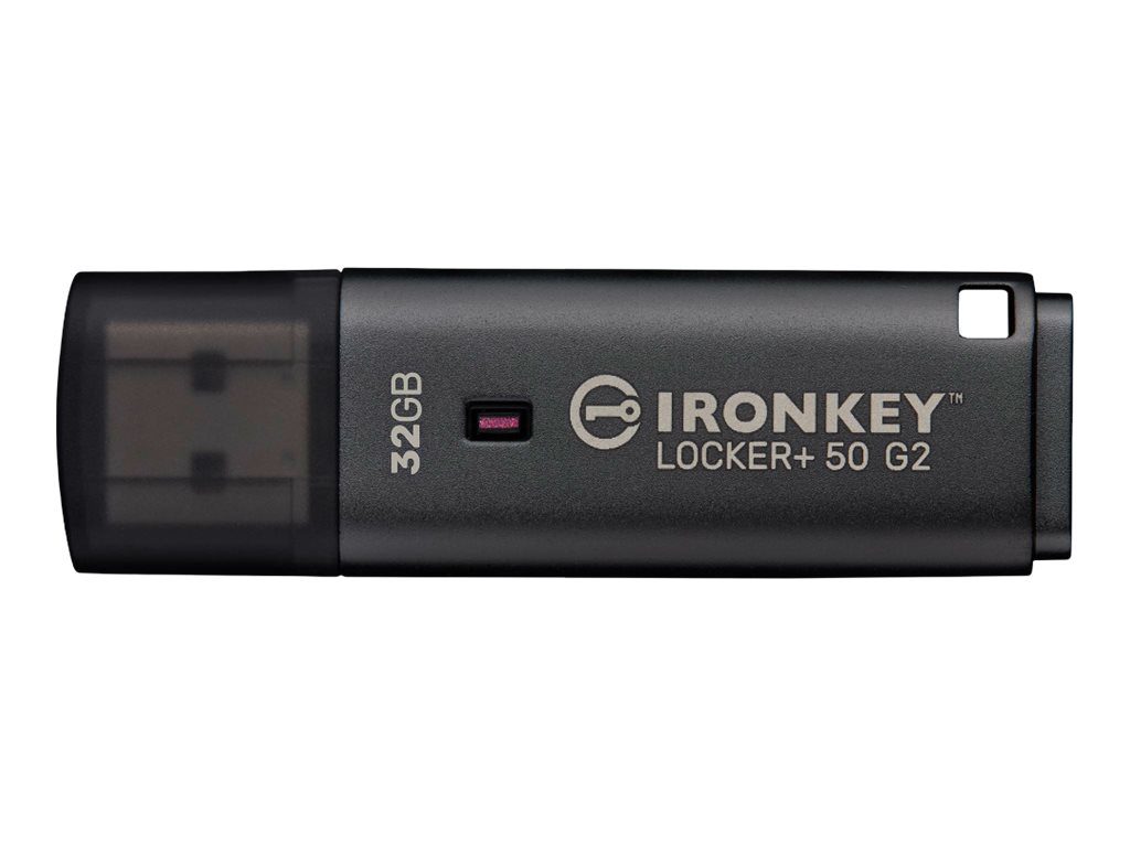 Kingston IronKey Locker+ 50 G2 32GB AES 256 salattu USB-A-muistitikku