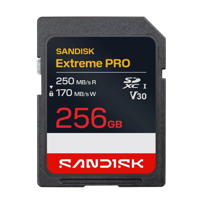 SanDisk Extreme PRO 256GB SDXC muistikortti
