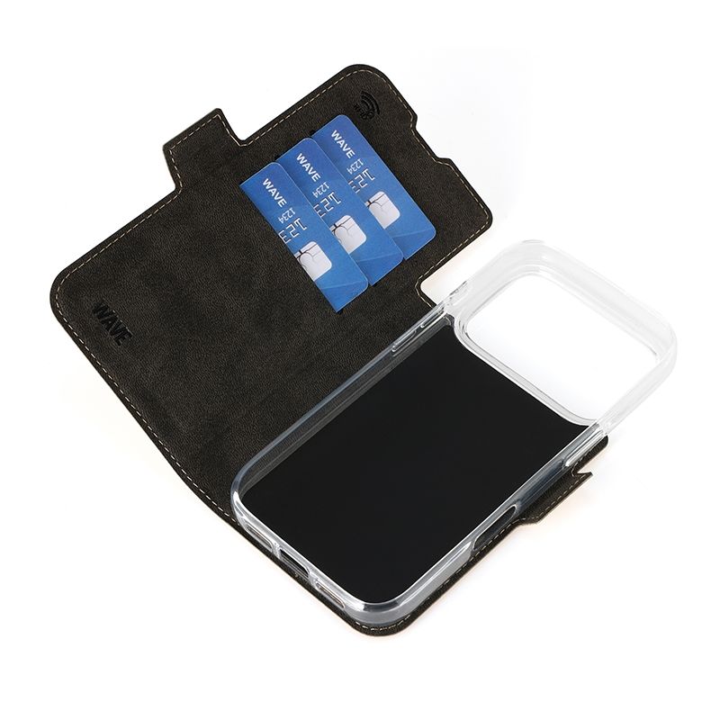 Wave Book case iPhone 18 Pro MagSafe suojakotelo iPhone 18 Pro ja 17 Pro MagSafe suojakotelo
